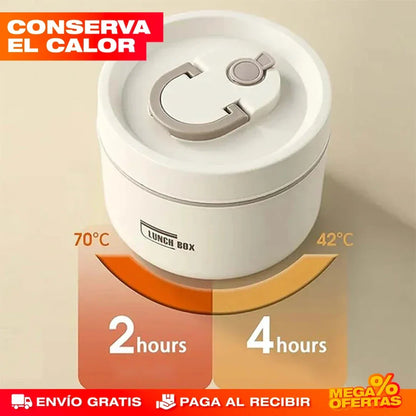 Portacomidas y Lonchera Térmica – Set x4