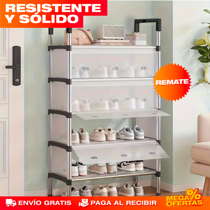 Zapatero de 5 Pisos en Acrílico
