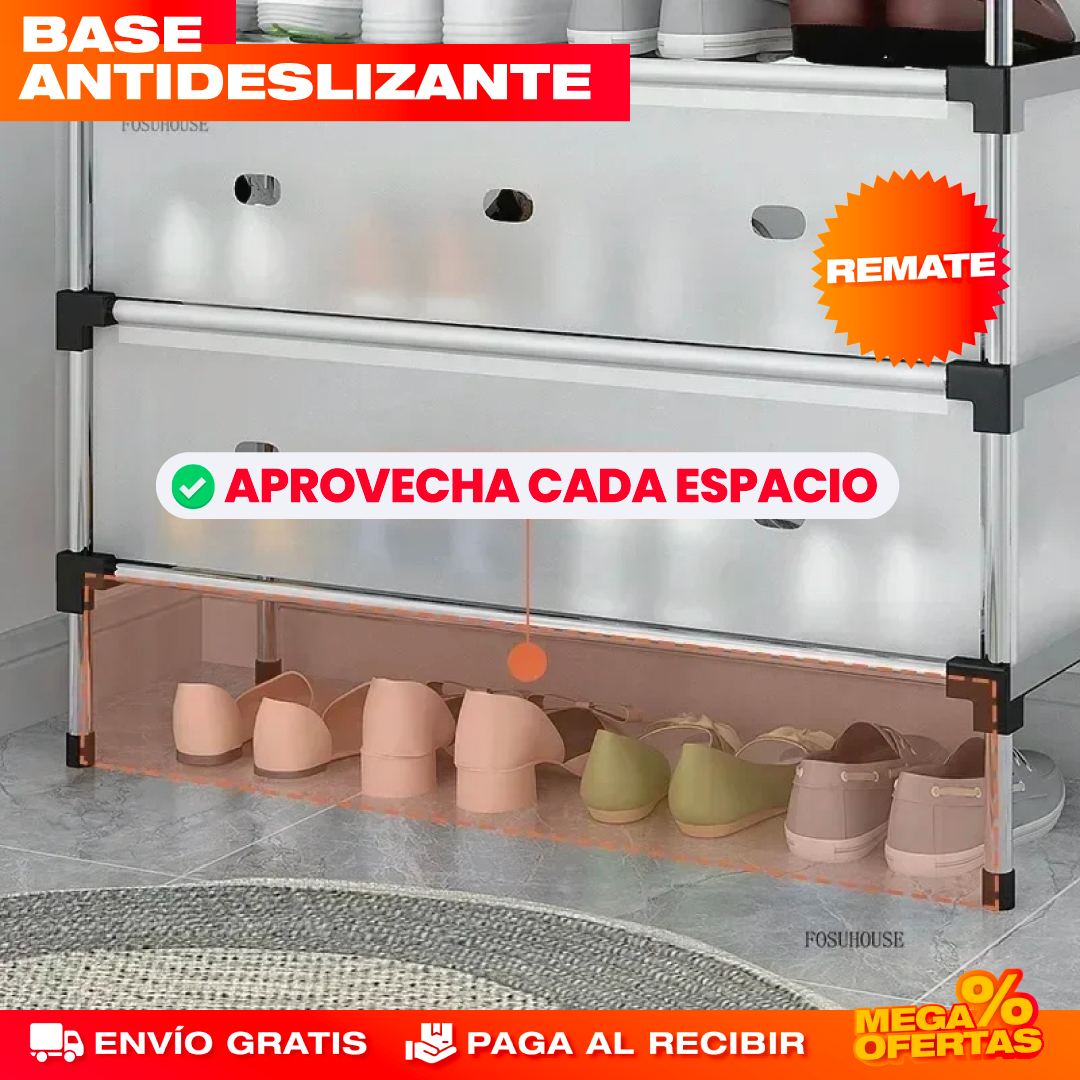 Zapatero de 5 Pisos en Acrílico